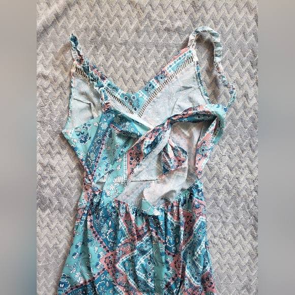 Stunning geometric and floral maxi dress - Picture 11 of 11